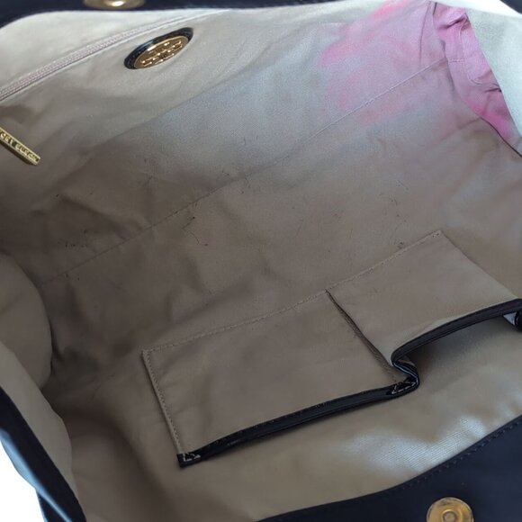 Tory Burch Bag Black Nylon 'Ella' Tote Small - Picture 12 of 13